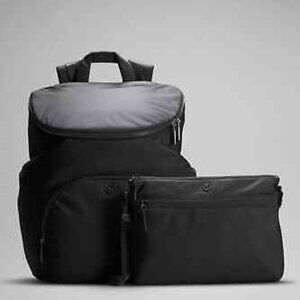 Lululemon New Parent Backpack Black/Trench 17L NWT SUPER RARE